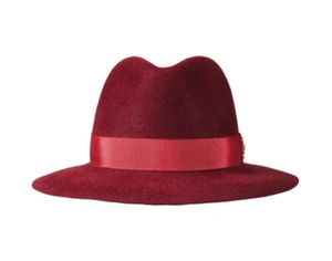 RACHEL SKEPPER HAT RS3 (Size in 2 colors BURGUNDY 58cm, BLACK 60cm)