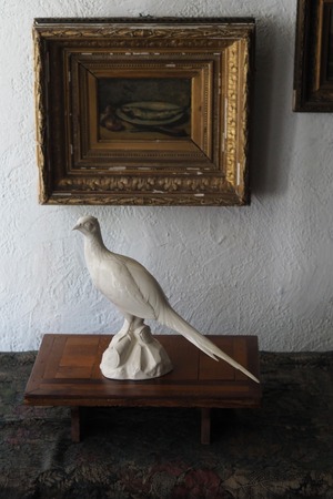 組み木の展示台-antique wood display base