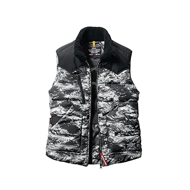 CHAPS SPORT ネイティブ柄 フリース ベスト S チャップス スポーツ 