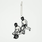 OFFLINE CLUB サガラ刺繍キーホルダー