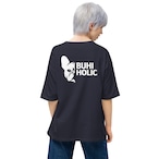 ビッグシルエットBUHI プリントTシャツ(Naby)