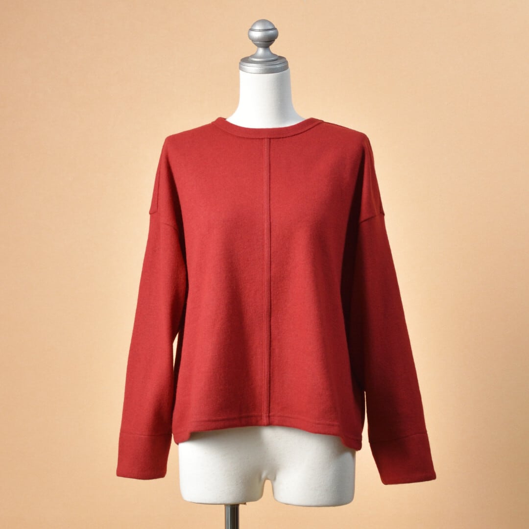 ファブリケアンプラネテール FABRIQUE en planete terre ハイネック ワイド プルオーバー カットソー 38/ピンク ブラウス ファブリケアンプラネテール FABRIQUE en planete terre ウール