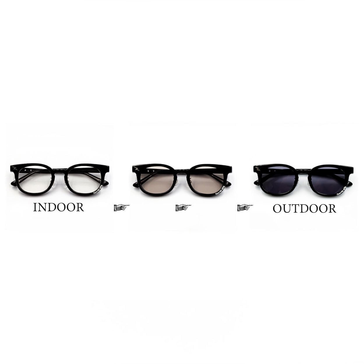 調光フラットレンズ ⚡︎ Open2 / Matte Blackフレーム ⚡︎ | ☆NSH☆