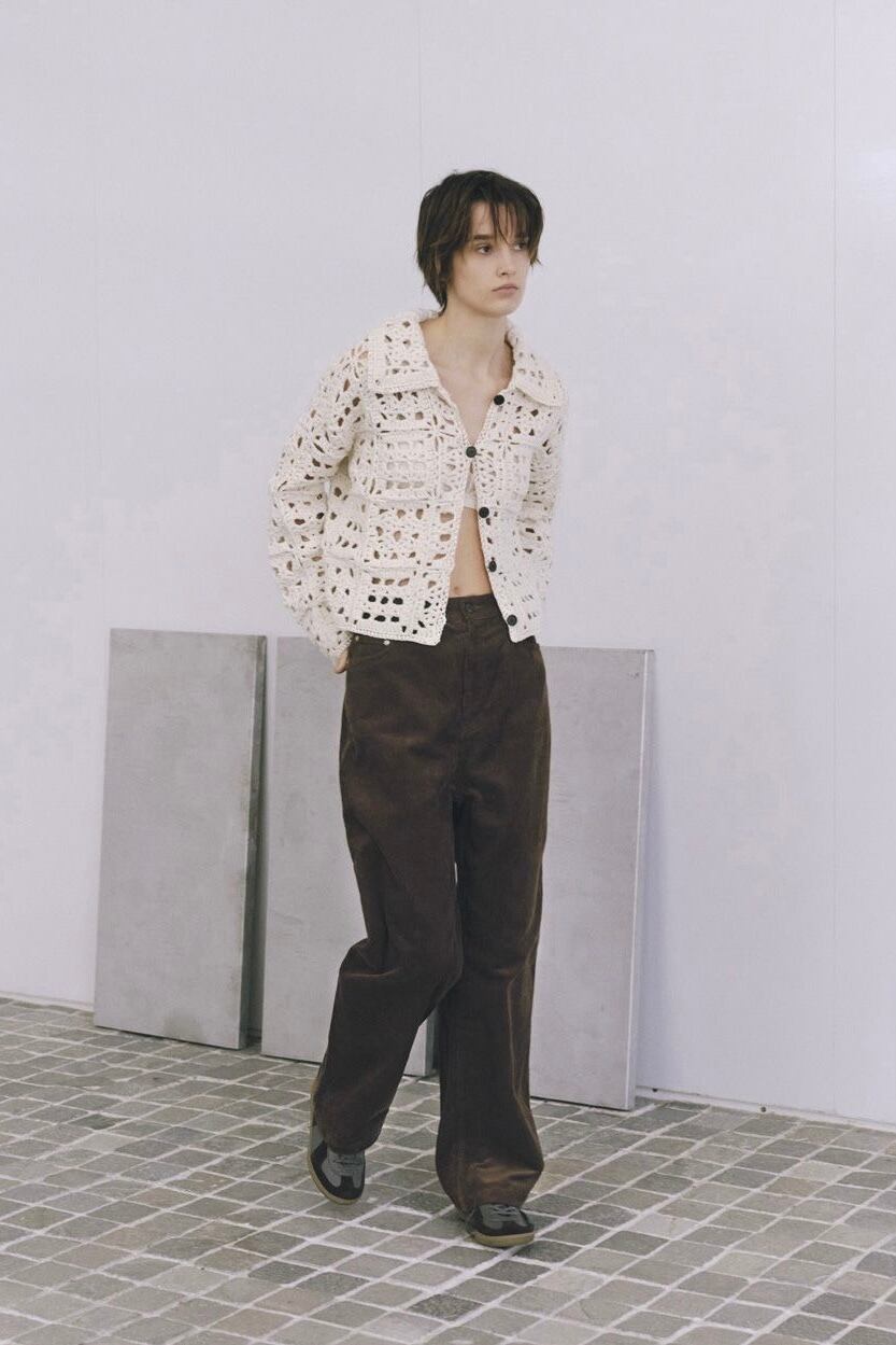 TODAYFUL Crochet Knit Shirts クロシェニットシャツ Ecru | planet3rd