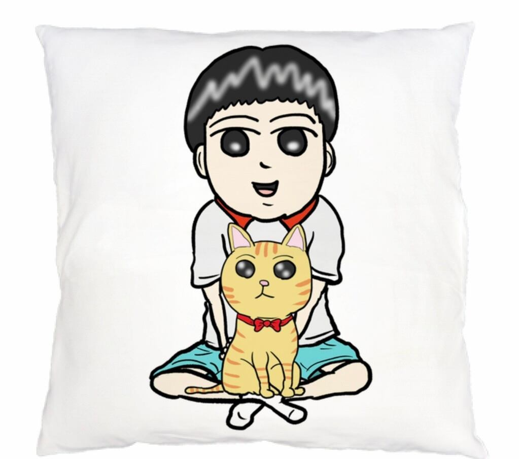 【一週間限定受注生産】田中くん猫ちゃんクッション