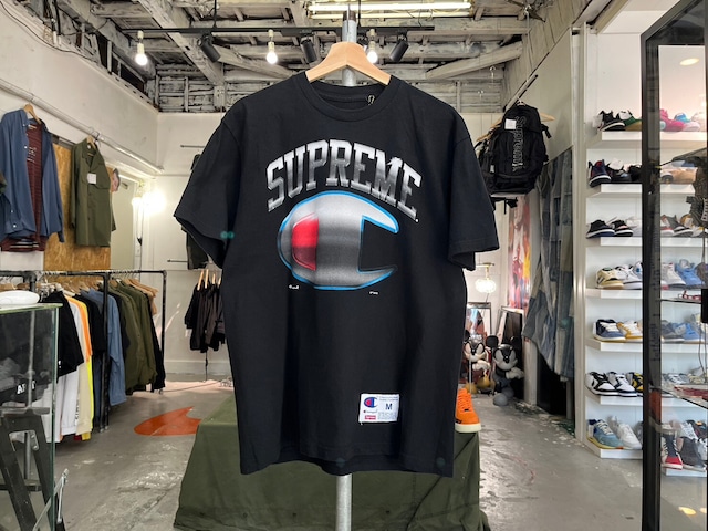 Supreme × CHAMPION CHROME TOP BLACK MEDIUM 68738