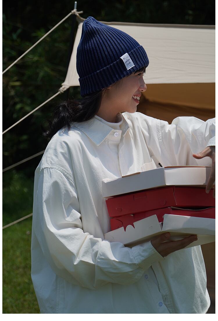 Tumulus： これらの秋と冬の古いウォッシュド ニット帽子の男性と女性