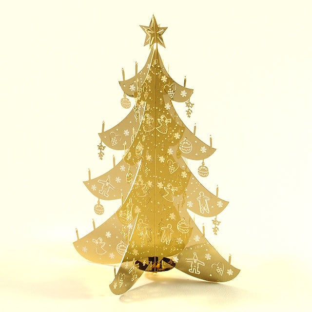 Pluto produkter テーブル・クリスマスツリー ミニ　ゴールド