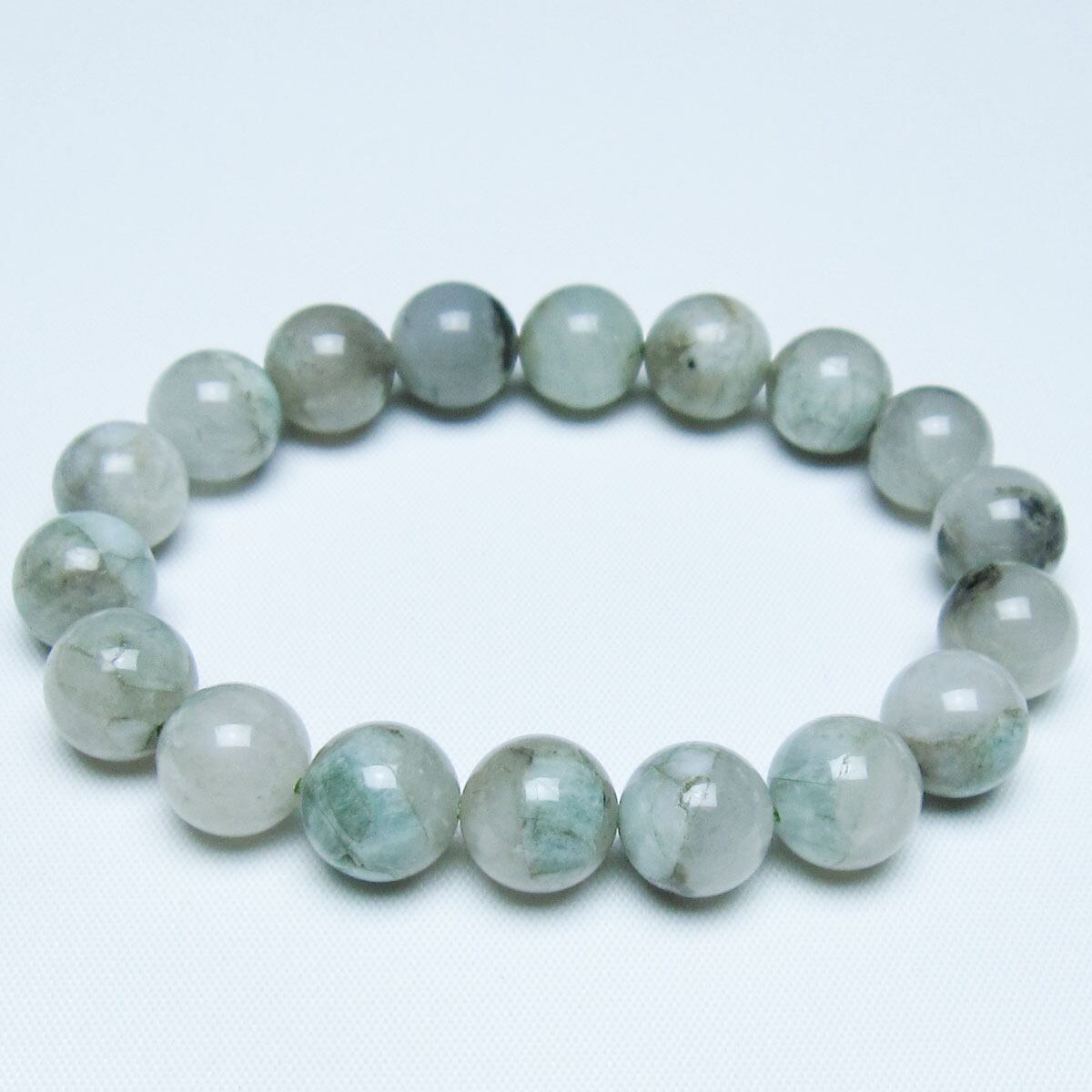 エメラルド ブレスレット 11mm 一点物 メール便可 [M便 1/10] 111-45981