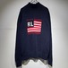 POLO used cotton hight-neck knit