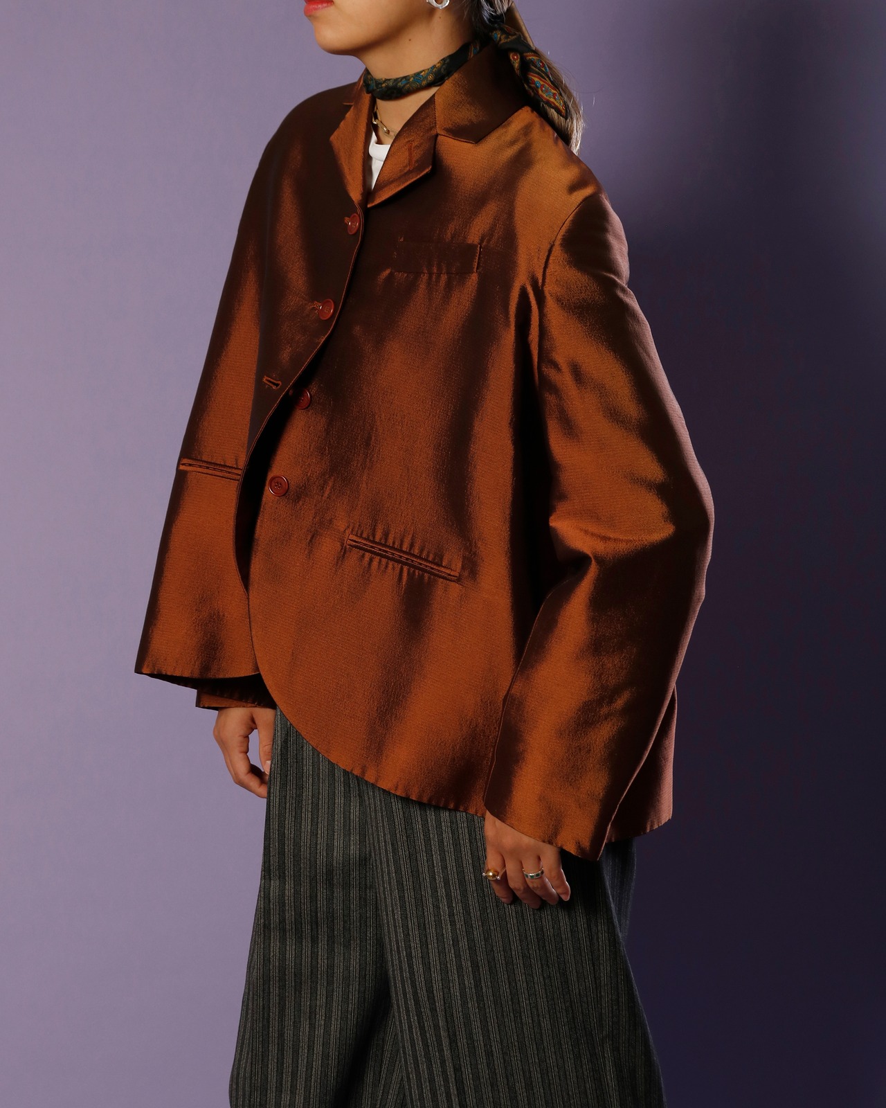 1990's  Romeo Gigli / Wool Silk Suit