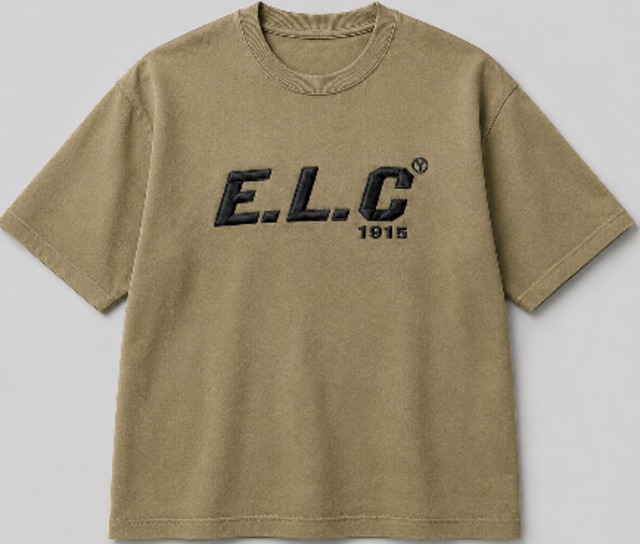 E.L.C 1915 LOGO TEE BLUE