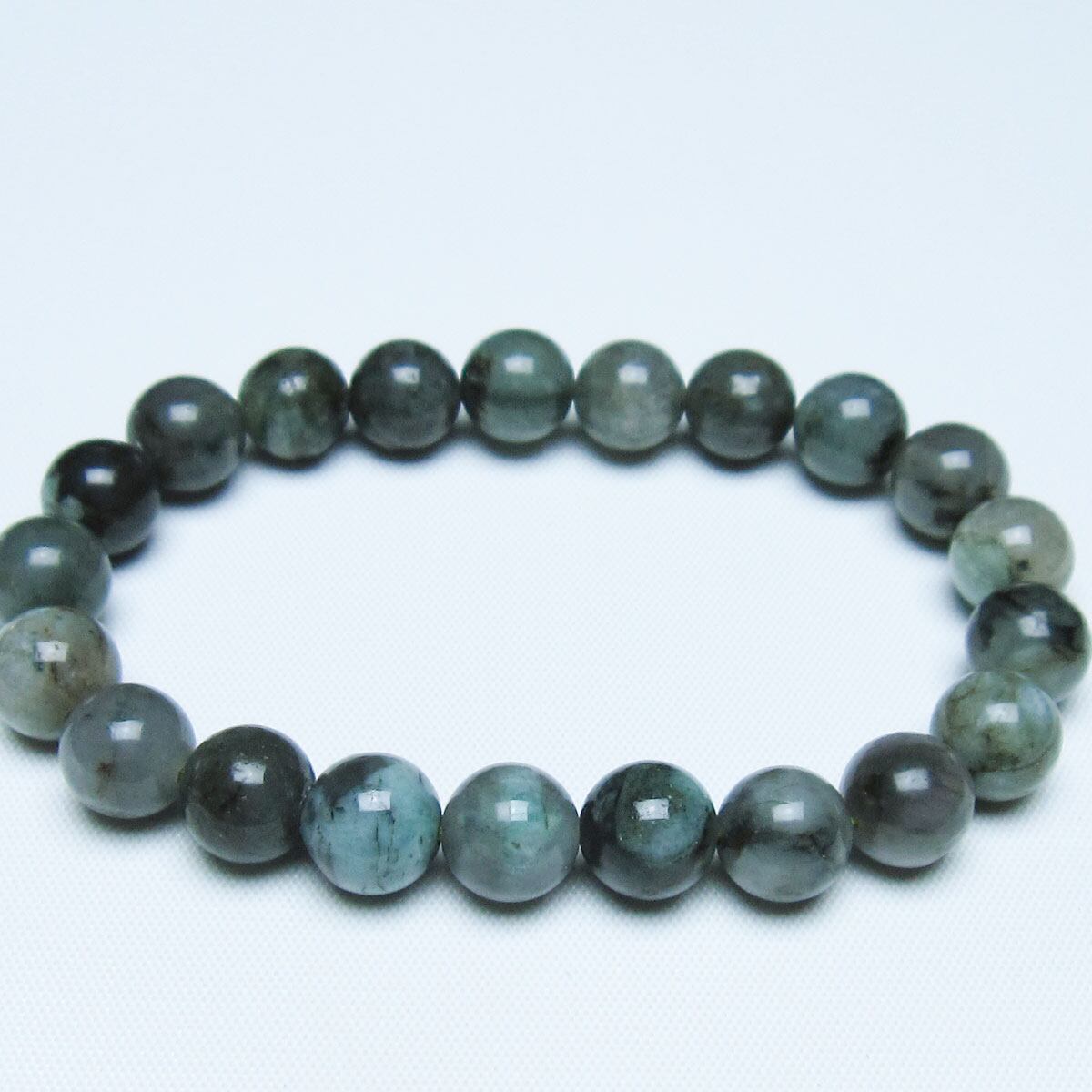 エメラルド ブレスレット 9mm 一点物 メール便可 [M便 1/10] 111-45955