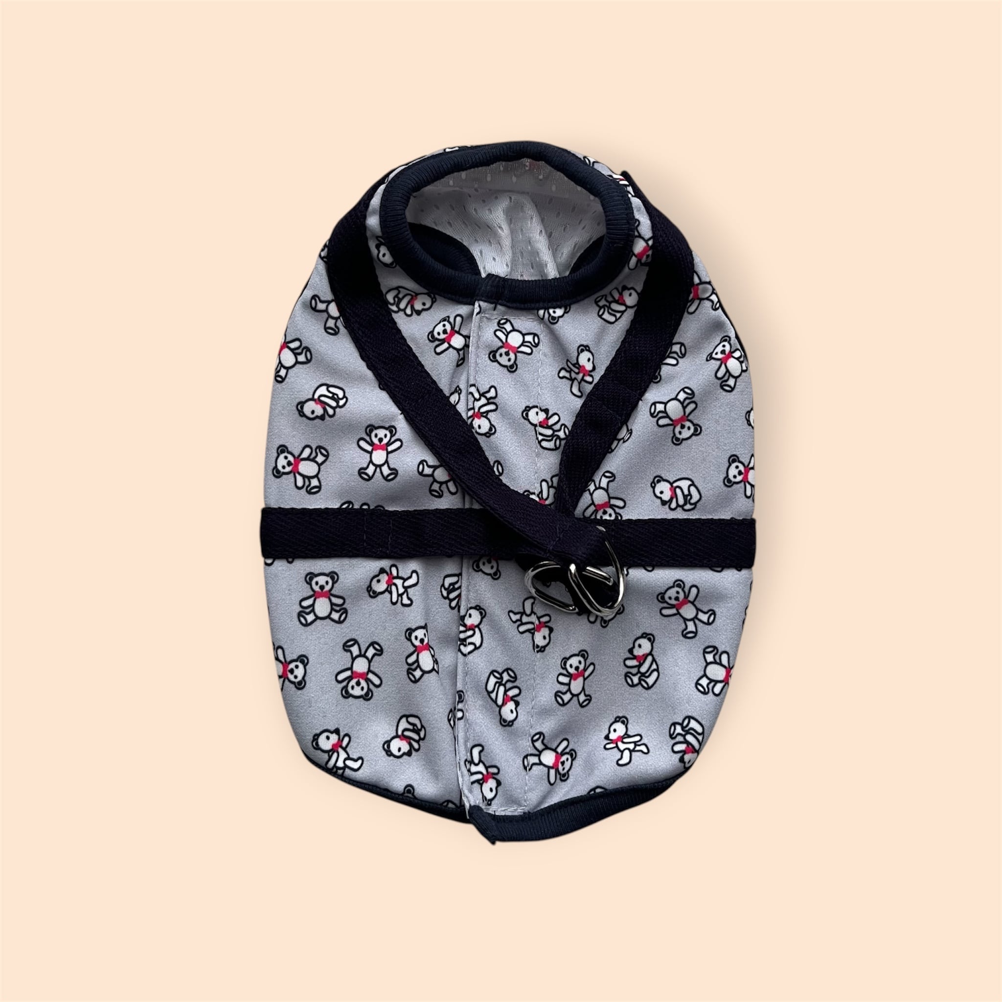 【ハーネス★スーパークール】ベア(グレーxネイビー)【クリックポスト¥185全国一律】