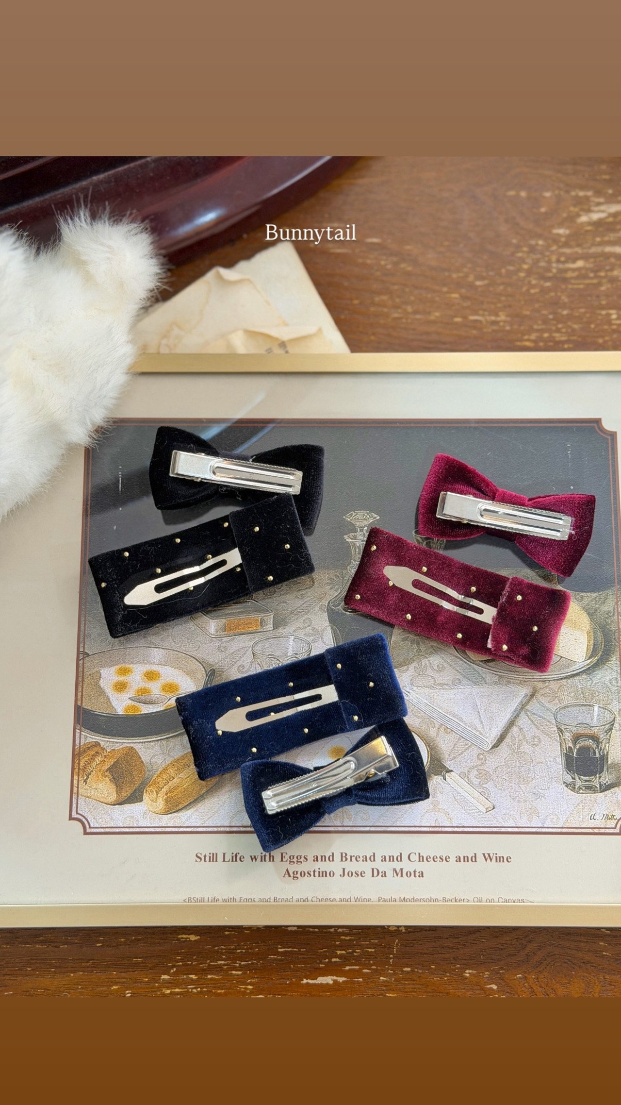 bunny tail［取寄］kirakira hairpin (2ea) 26winter