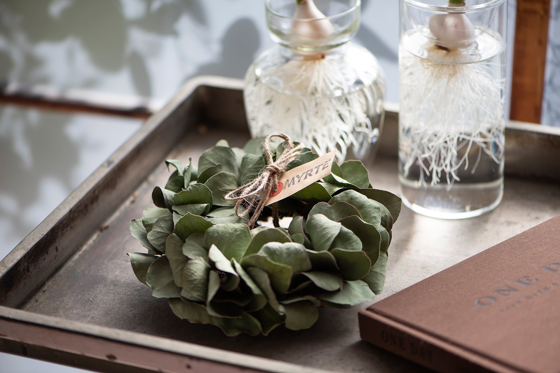 ユーカリのドライフラワーリース《受注生産》｜雑貨とドライフラワーの