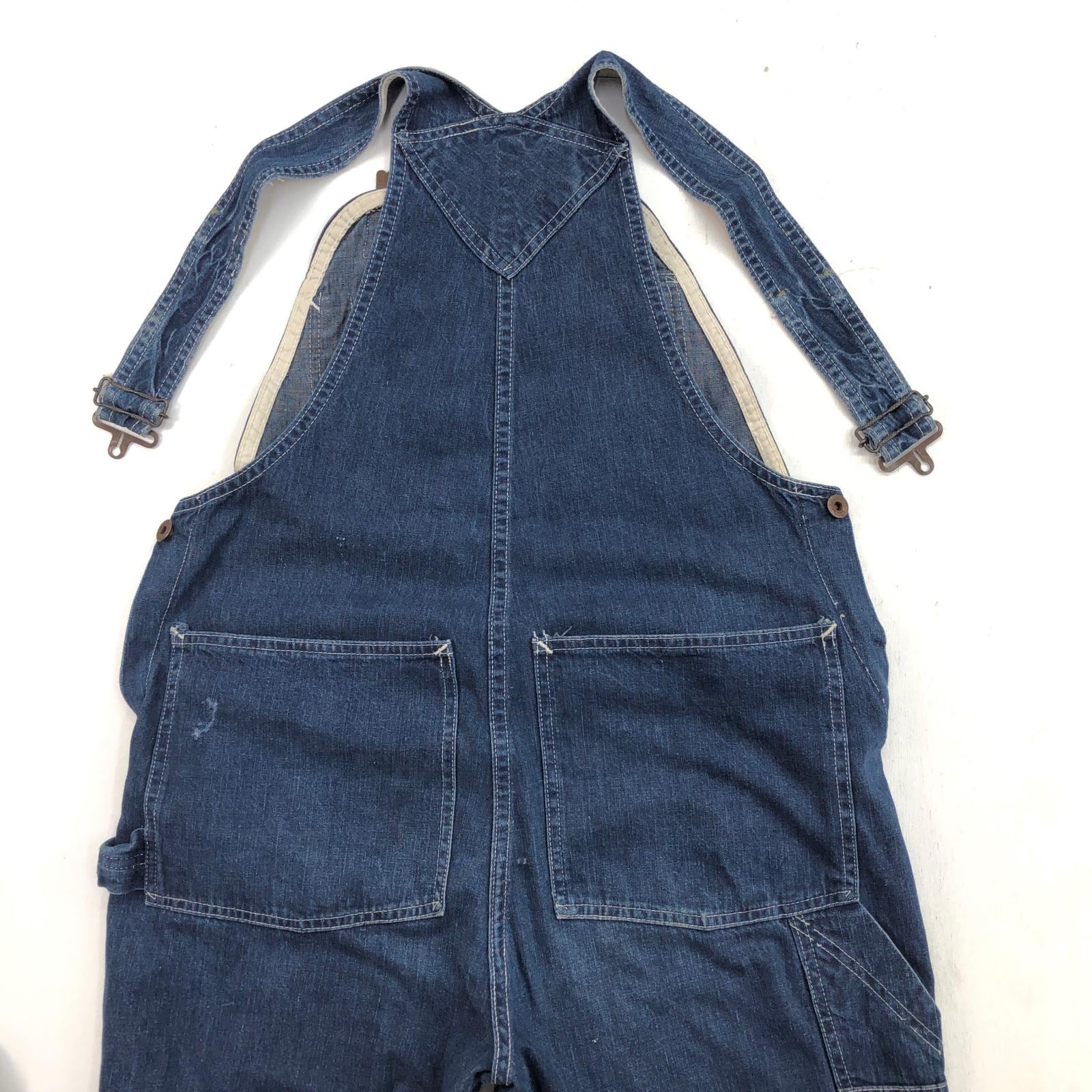 CARHARTT カーハート 40- 50年代 デニム オーバーオール OVERALL 刺繍
