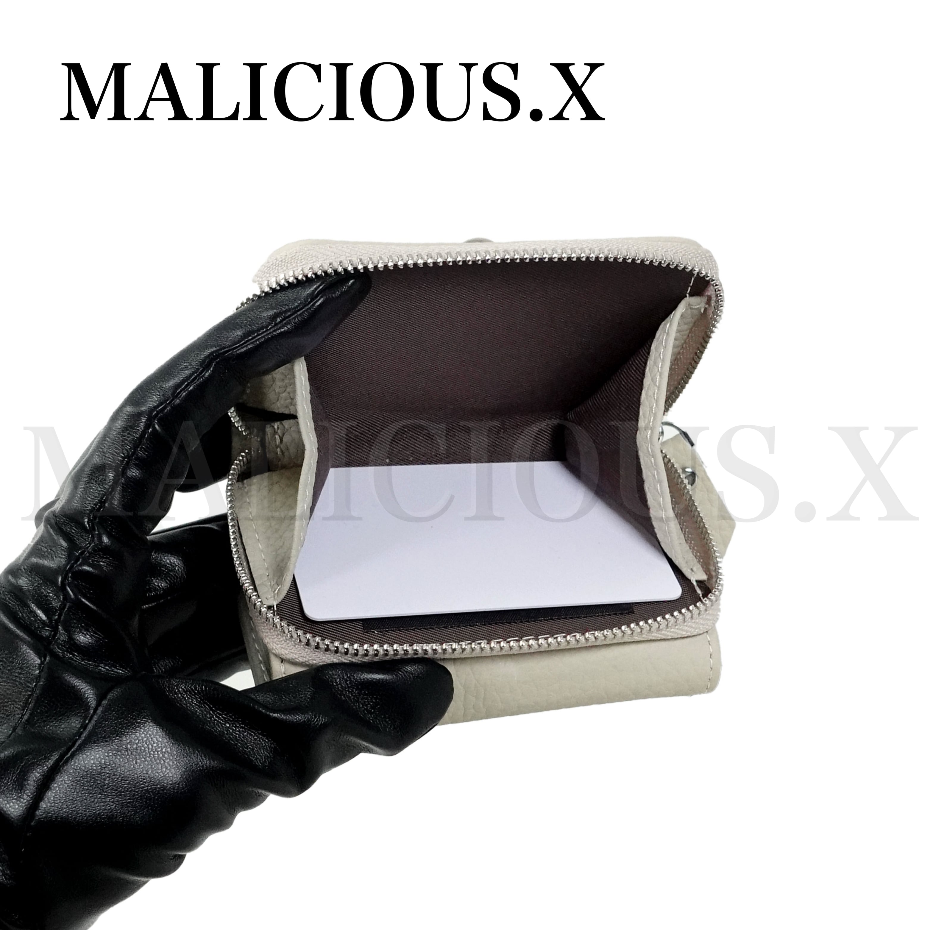 Devil Eye Tri-folding mini wallet(Black) /Red | MALICIOUS.X