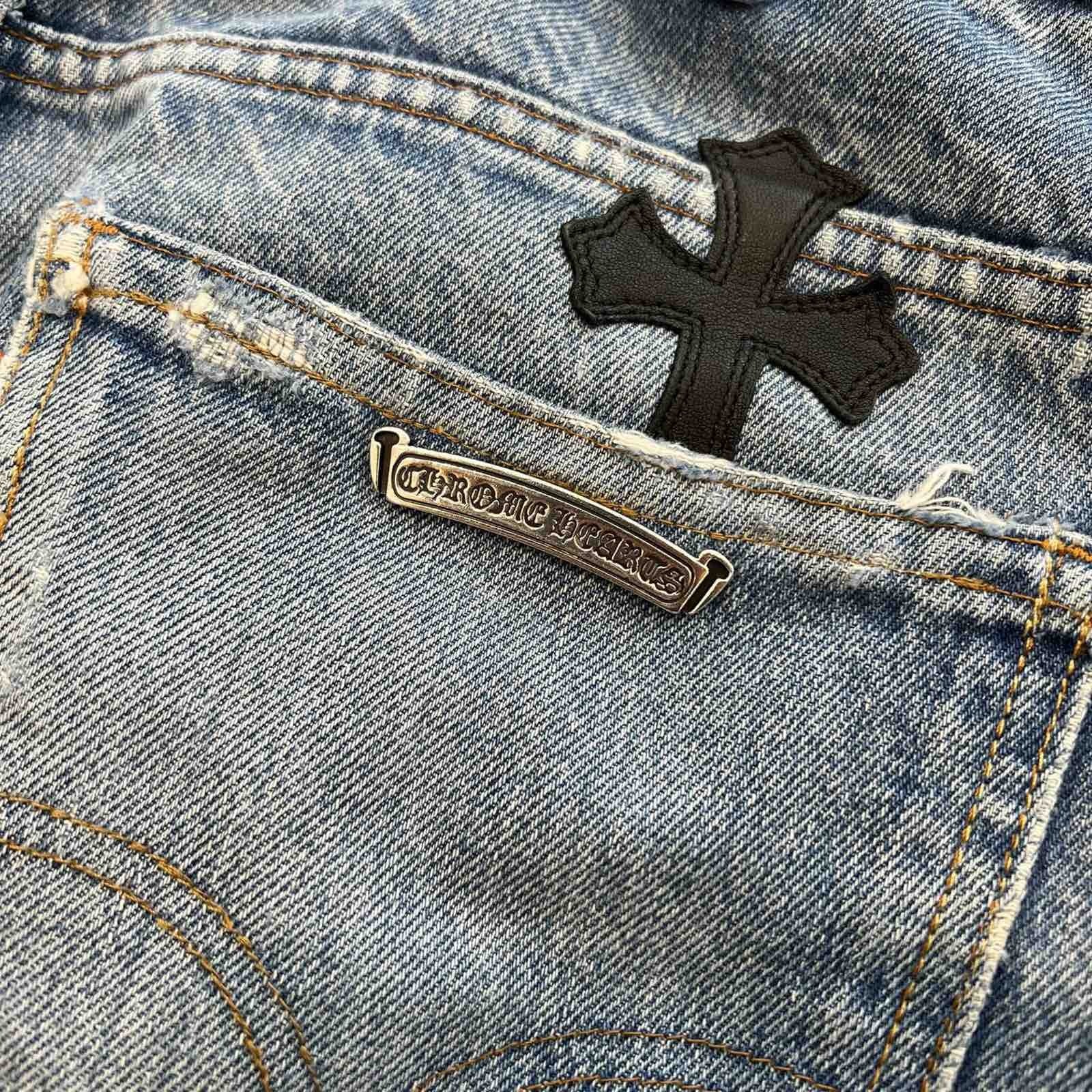 CHROME HEARTS クロムハーツ × リーバイス ヴィンテージ クロスレザー