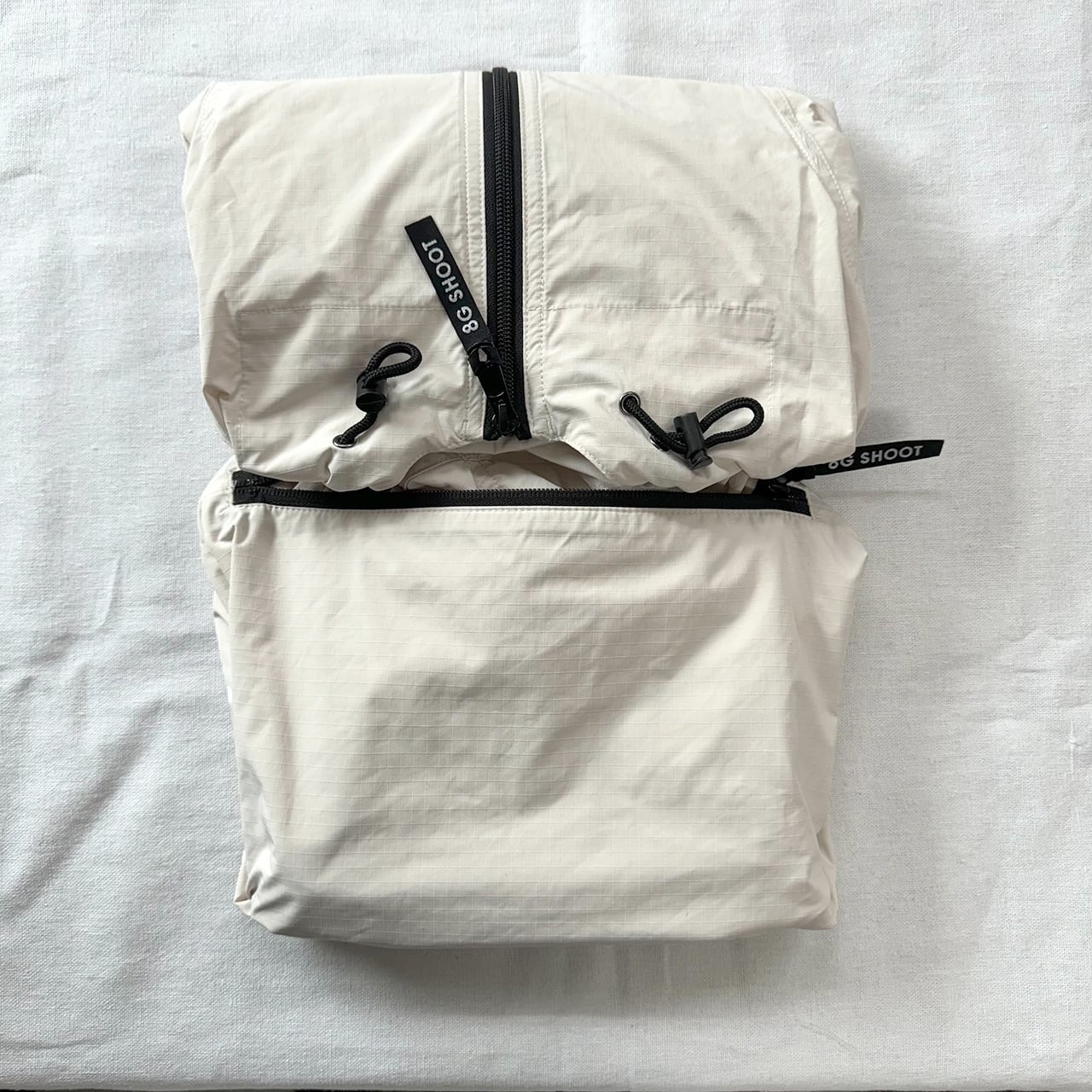 RIPSTOP PACKABLE ANORAK HOODIE -GRAY- | 8G SHOOT WEBSTORE