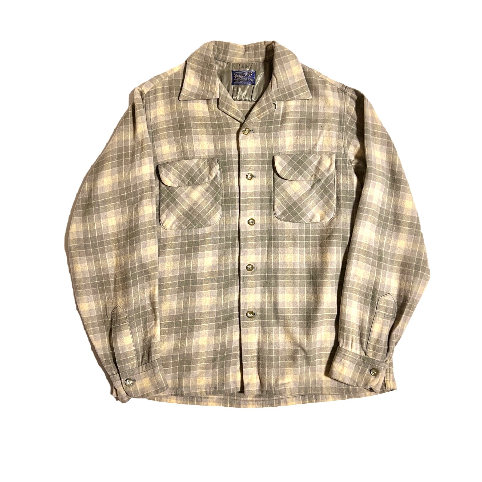 受発注品 《美品》PENDLETON 50~60s ビンテージ ウールシャツ シャツ