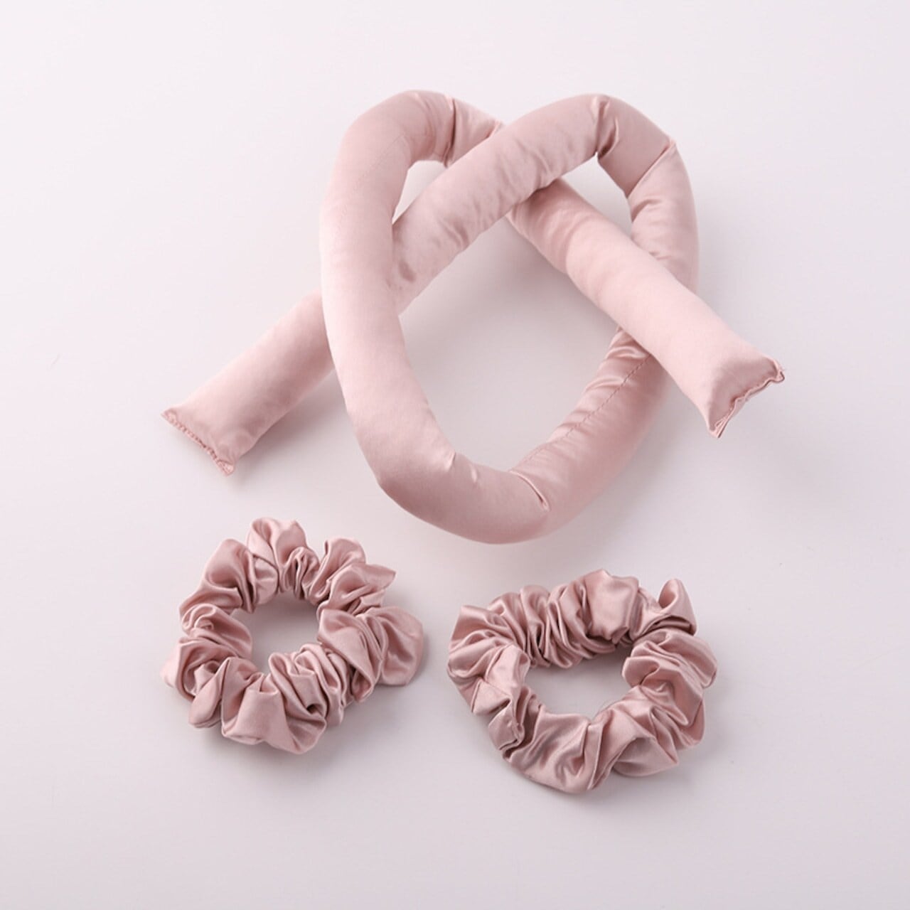 シルクヒートレスカーラー【シュシュ2個付き】│全4色 | Mallys