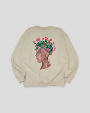 MM HAPPINESS FLOWER SWEAT IVORY