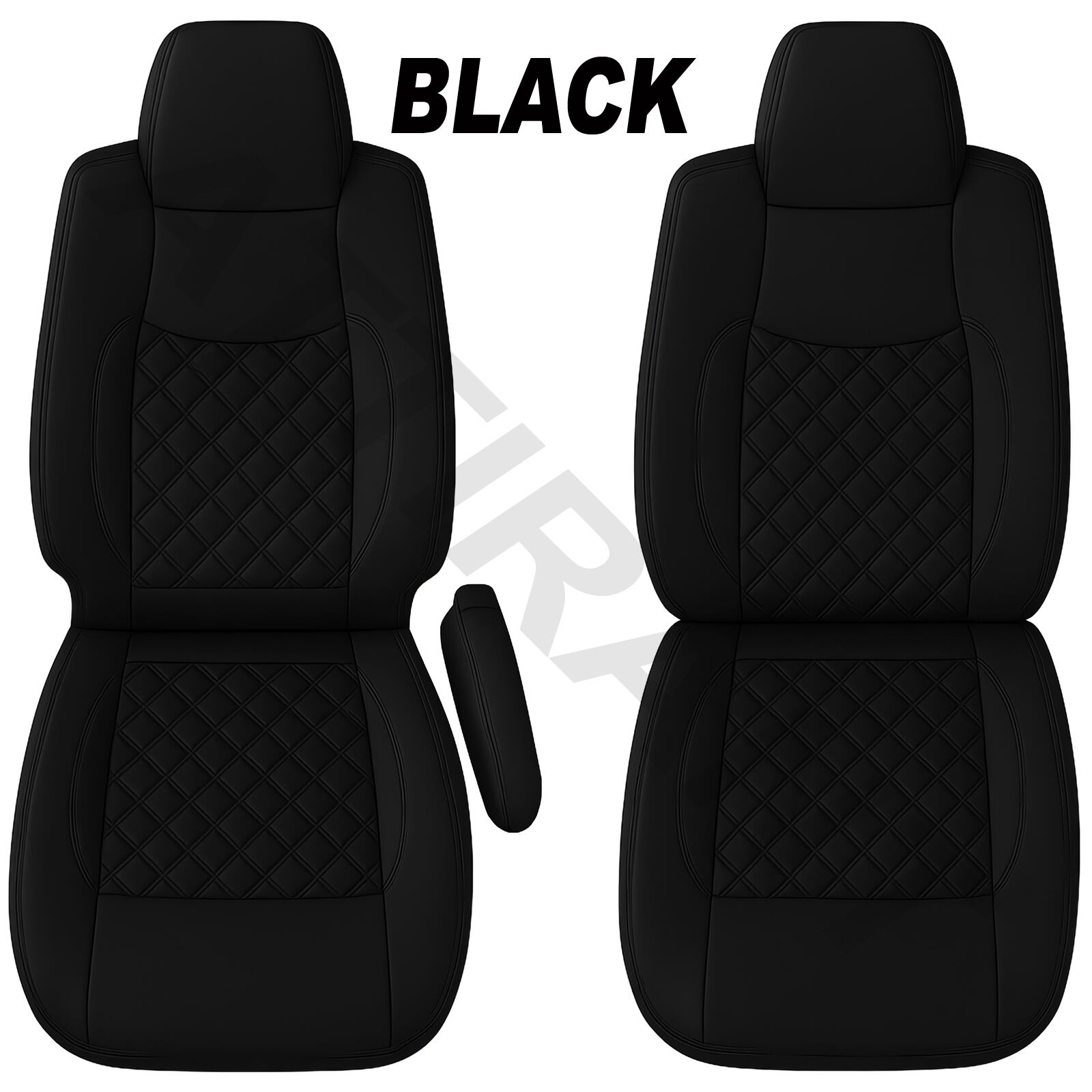 シートカバー　ファイブスターギガ　R/Lセット　ブラック　新品 ファイブスター ギガ シートカバー PVC レザー 運転席 / 助手席 セット