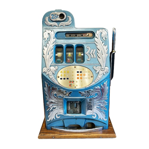 Mills Novelty Co. 25 ¢ Extra Bell Aikens Front Slot Machine