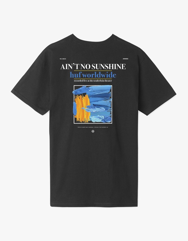 HUF (ハフ) AINT NO SUNSHINE S/S TEE  Tシャツ  ブラック