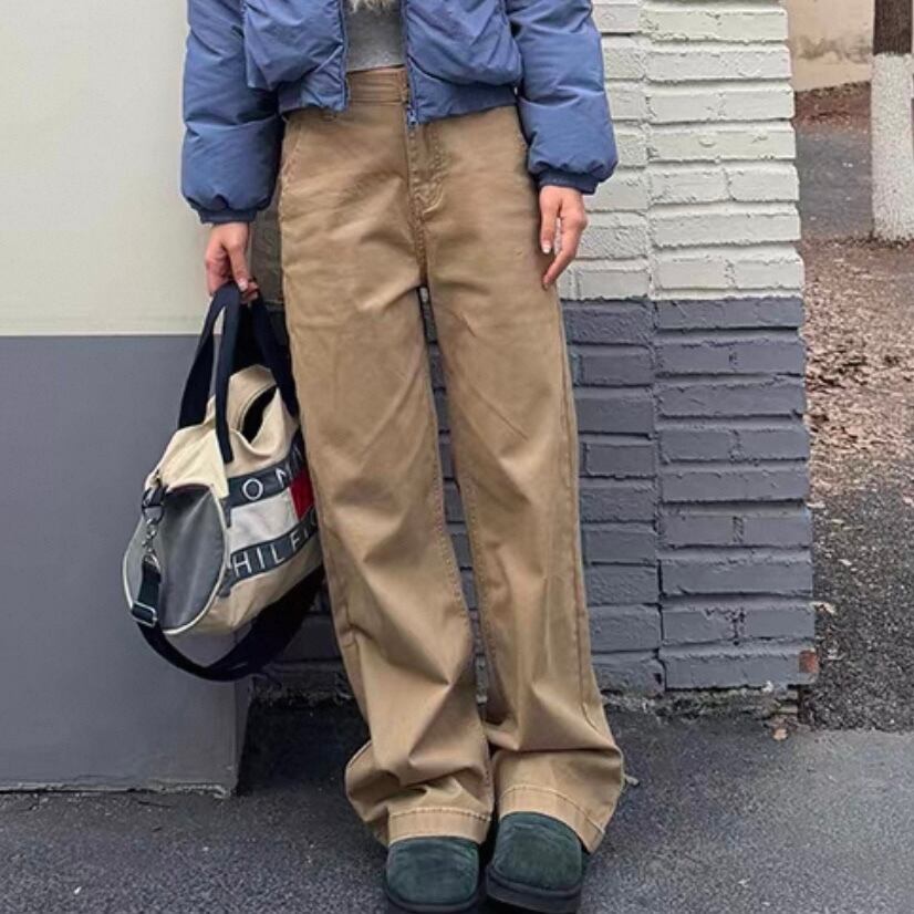 プレーン ワイドレッグ パンツ ◆2col SA10172