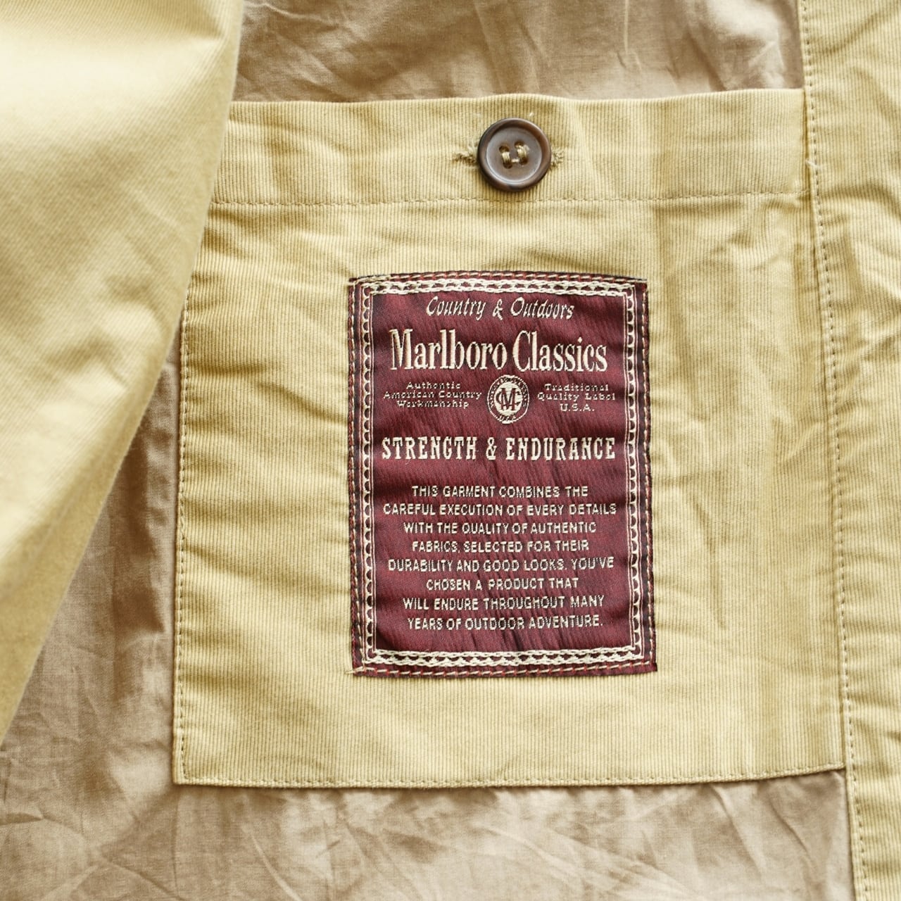Marlboro Classics マルボロクラシックス レザーカラー ジップ