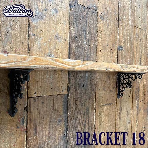 BRACKET 18 ANTIQUE BLACK SET OF 2 ブラケット 18 2個セット 棚受け アイアン アンティーク加工 ダルトン DULTON