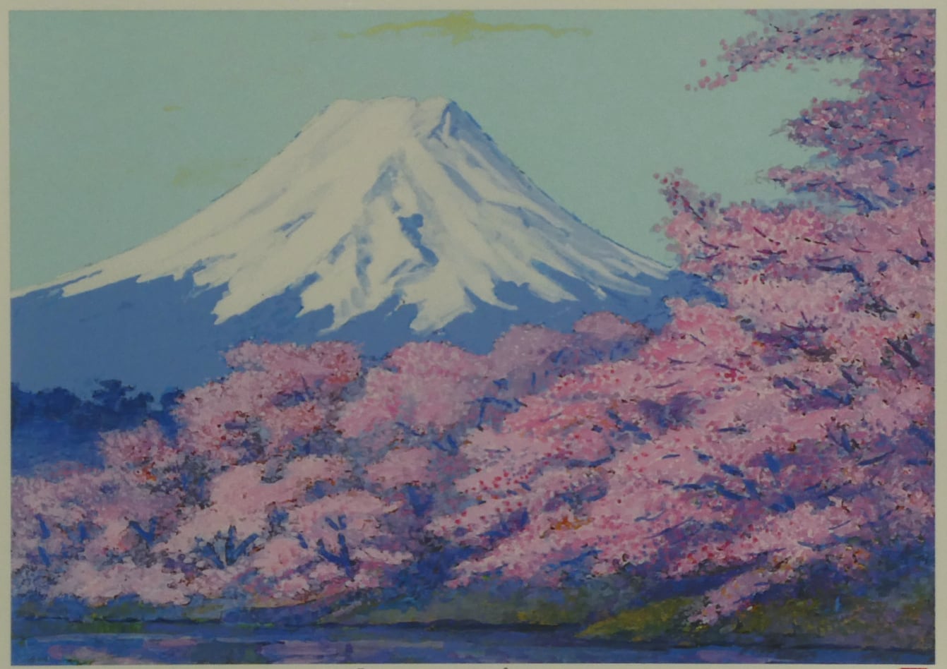 織田義郎 横浜港と氷川丸XI ジグレー版画＋メディウム仕上げ | artsstation