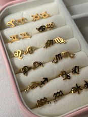 mini zodiac sign pierce