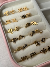 mini zodiac sign pierce