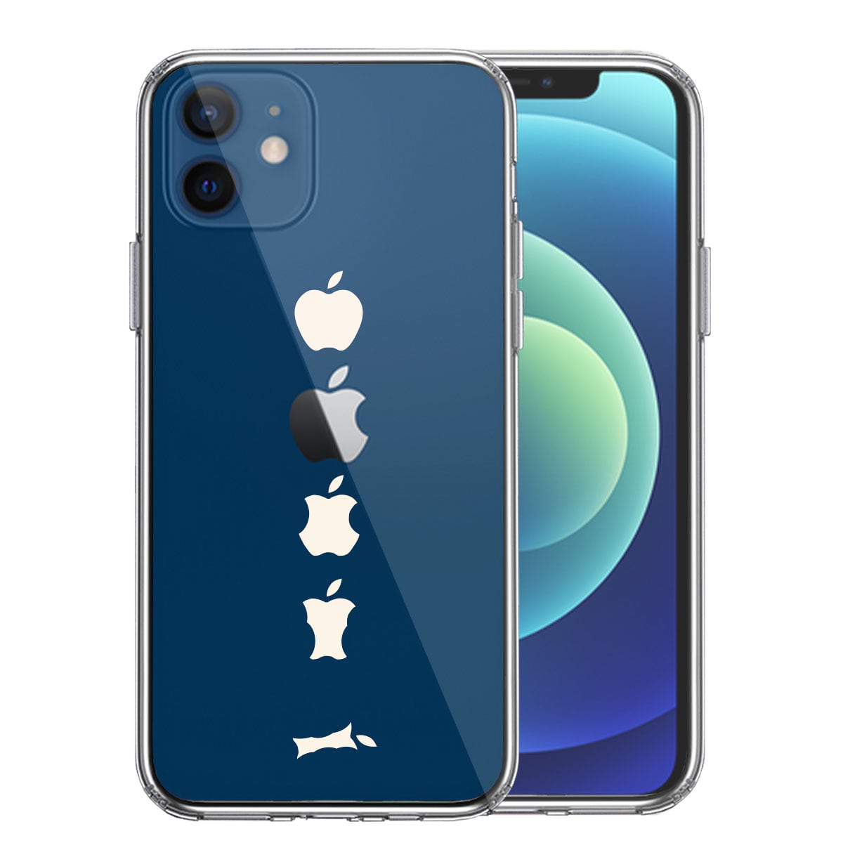 即納】iPhone12 iPhone12Pro 12mini おもしろデザイン アップル りんご