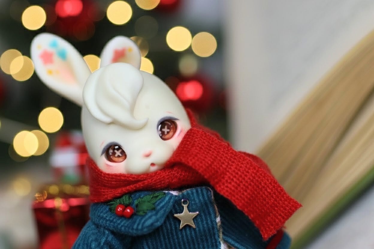 赤『ボタンアイ』10mm