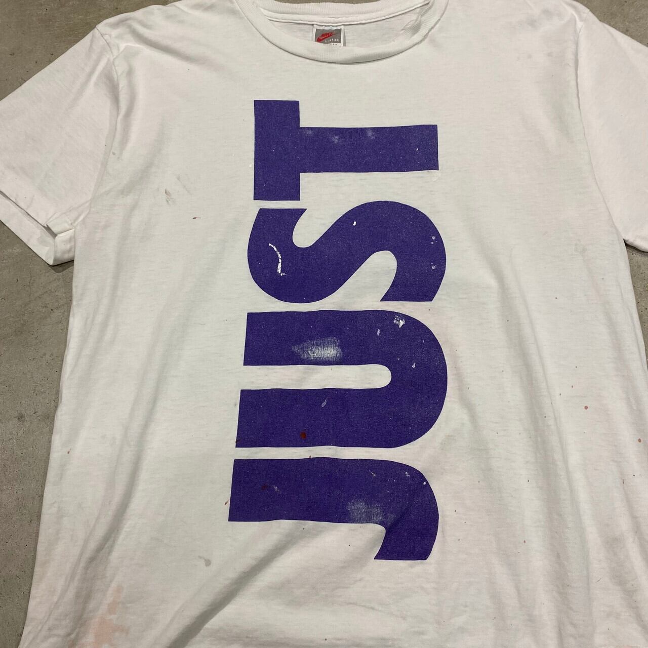 雰囲気系 90年代 USA製 NIKE ナイキ JUST DO IT ペンキ ロゴ 両面