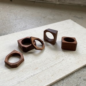 _Fot（フォート）wood block ring cutting / walnut
