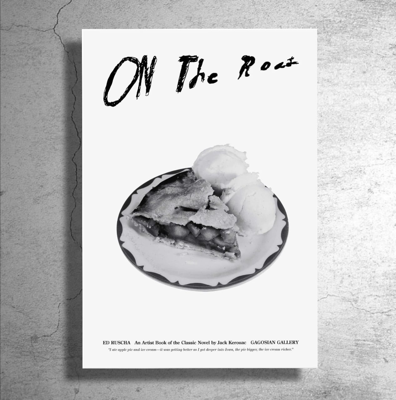 現代美術家『エド・ルシェ x ジャック・ケルアック「路上」 』2010年