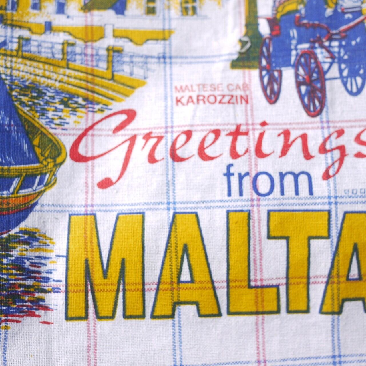 キッチンクロス スーベニール ティータオル マルタ