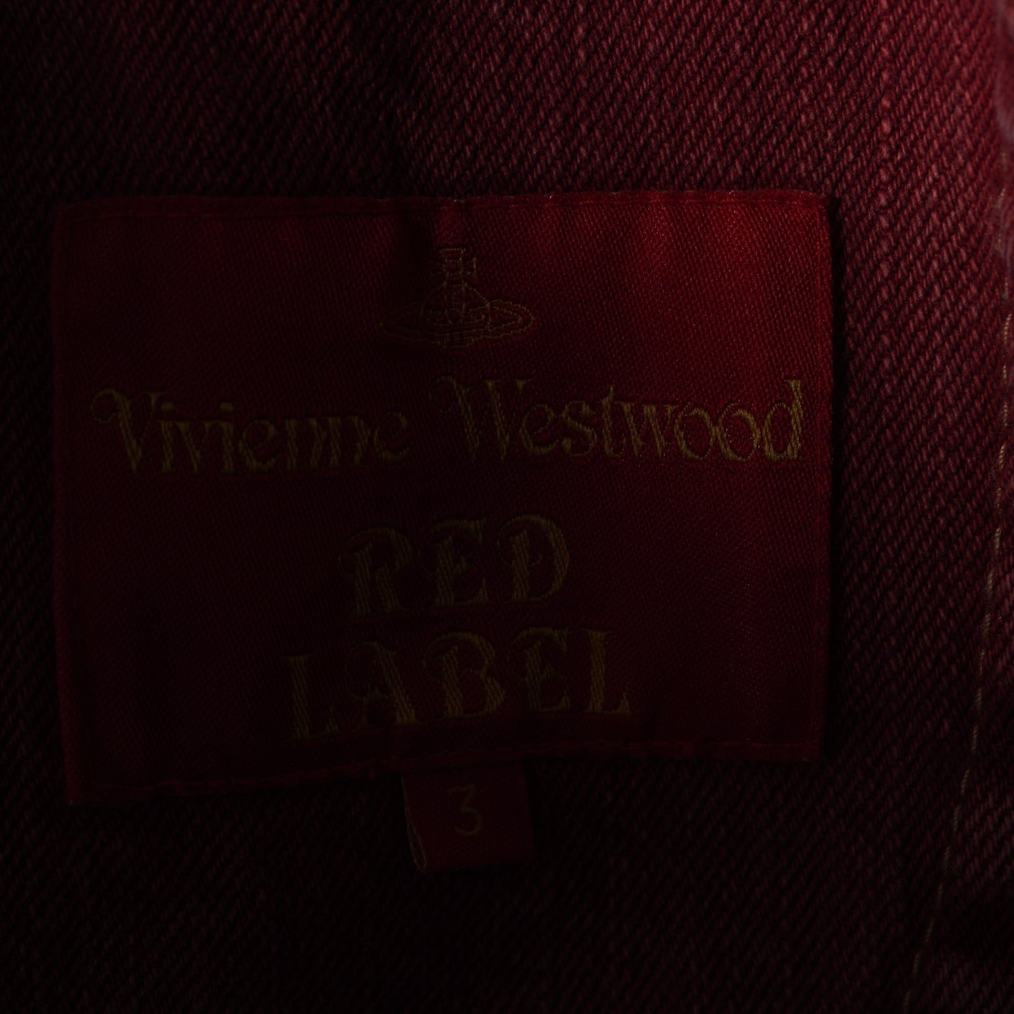 Vivienne Westwood】ヴィヴィアンウエストウッド デニムラペル