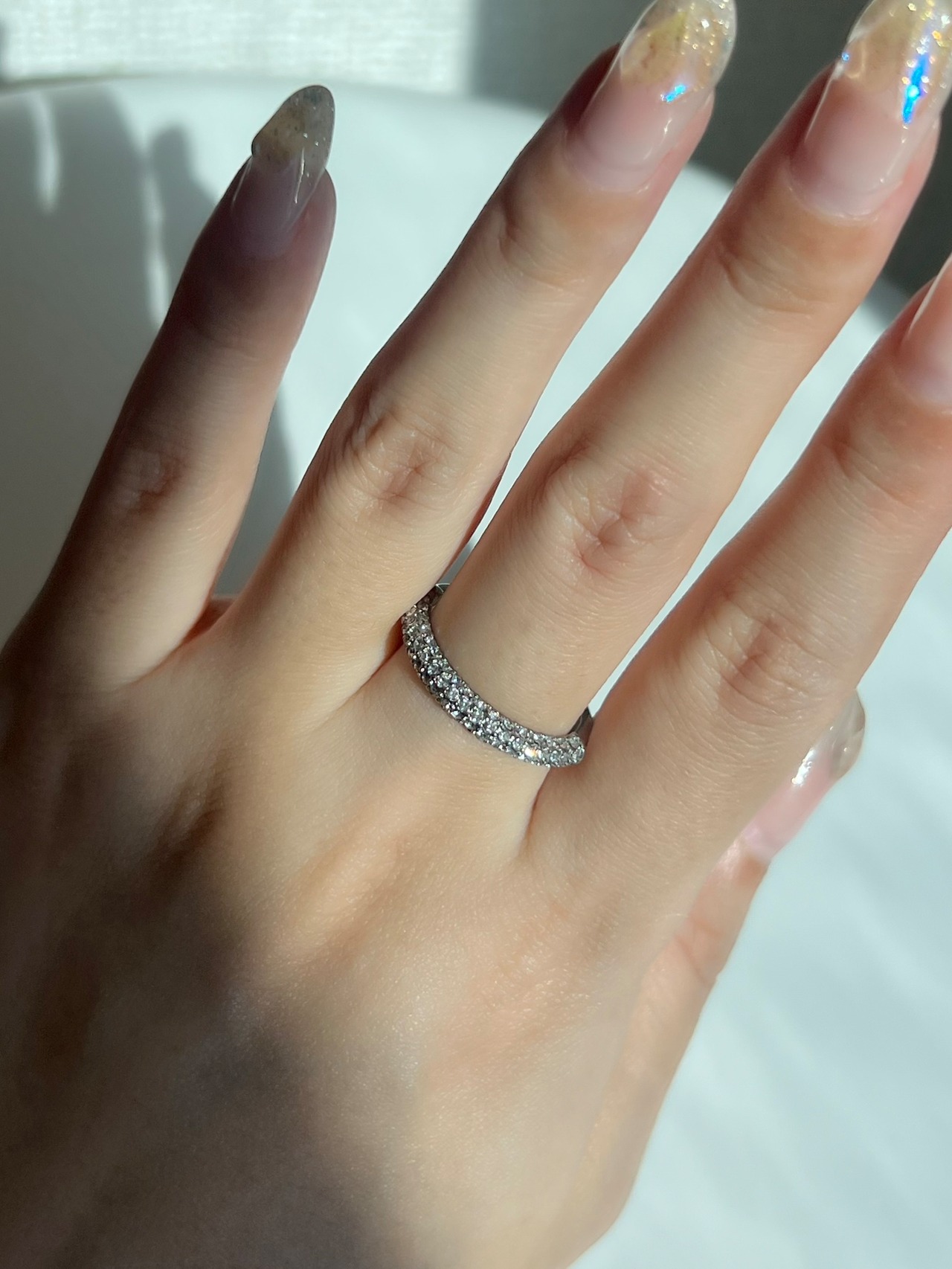 Multi pave ring