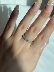 Multi pave ring