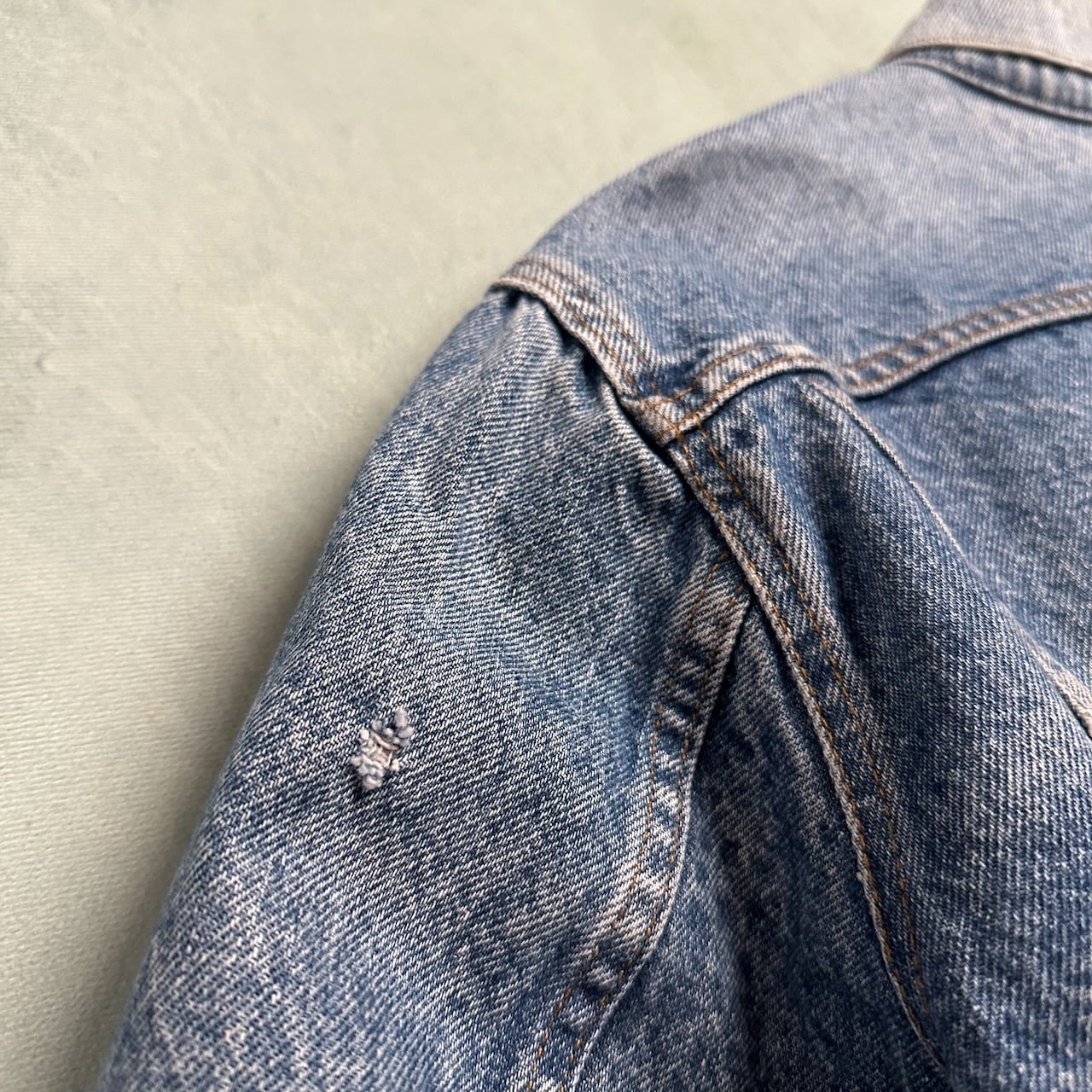 70s Levi's 70505 リーバイス スモールe ボタン裏52 裏地 70s Levi's 70505 リーバイス スモールe ボタン裏52 裏地