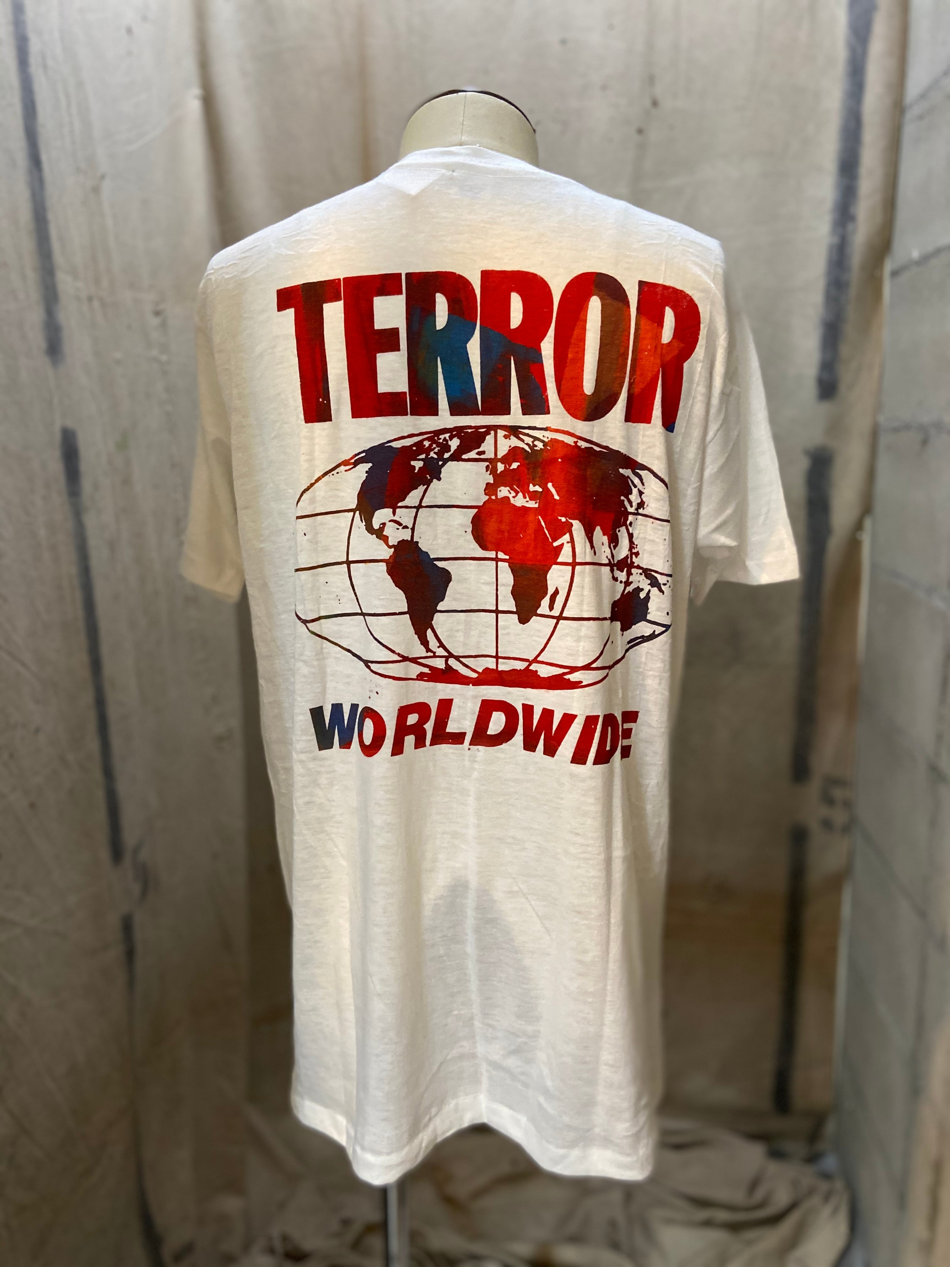 donrock terror world wide 手刷りTシャツ | vintage clothing twoface