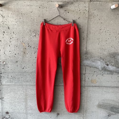 80’s Made in USA red college sweatpants