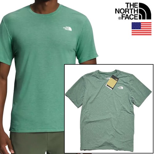 The North Face Wander Tee ノースフェイス USAモデル メンズ ロゴ Tシャツ 【9601062535-grn】