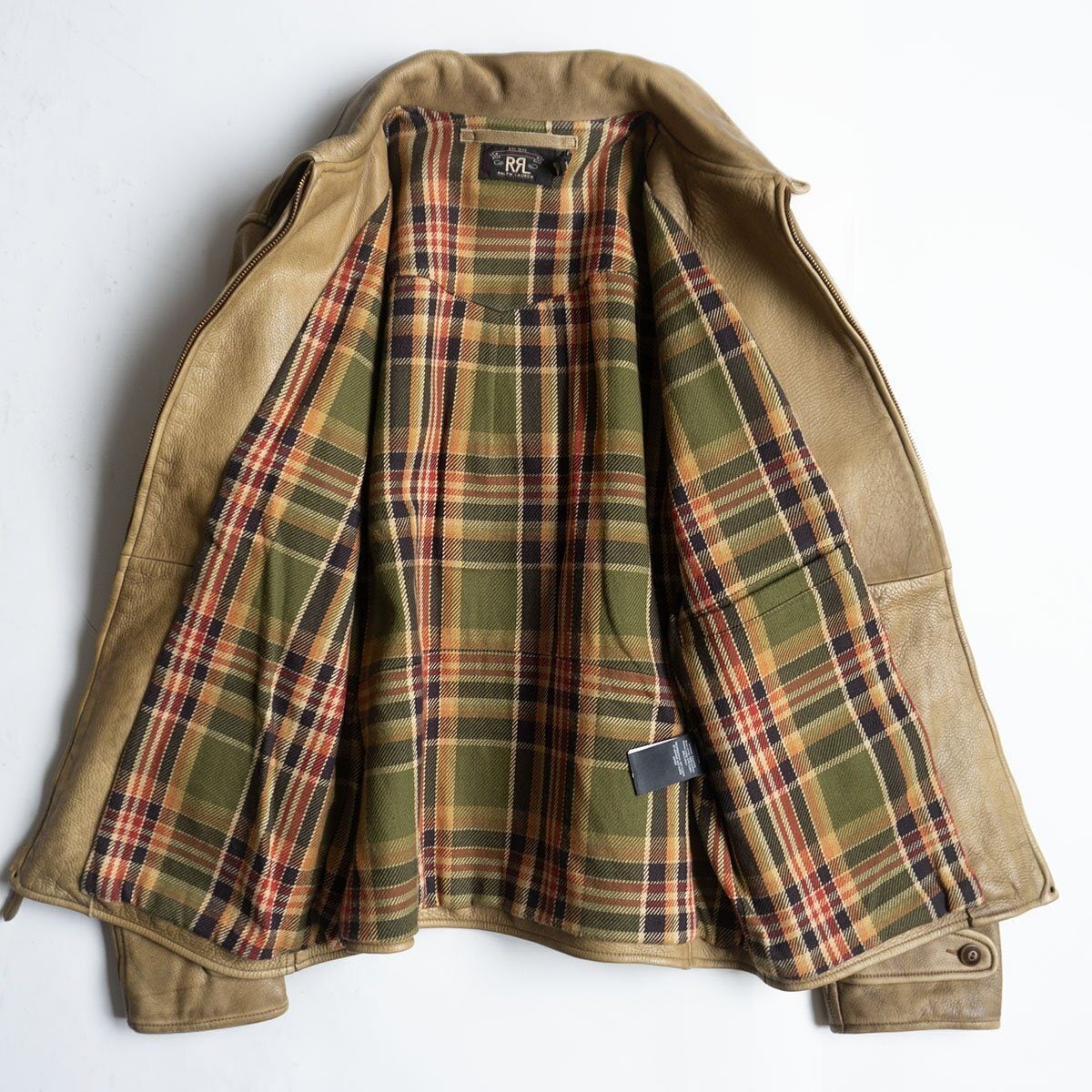 名作】RRL 【Leather sport jacket】L レザー スポーツ ジャケット
